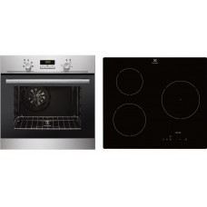 Pachet Electrolux cuptor electric EZA 2400 AOX + plita inductie E 6203 IOK Pachet Electrolux cuptor electric EZA 2400 AOX + plita inductie E 6203 IOK